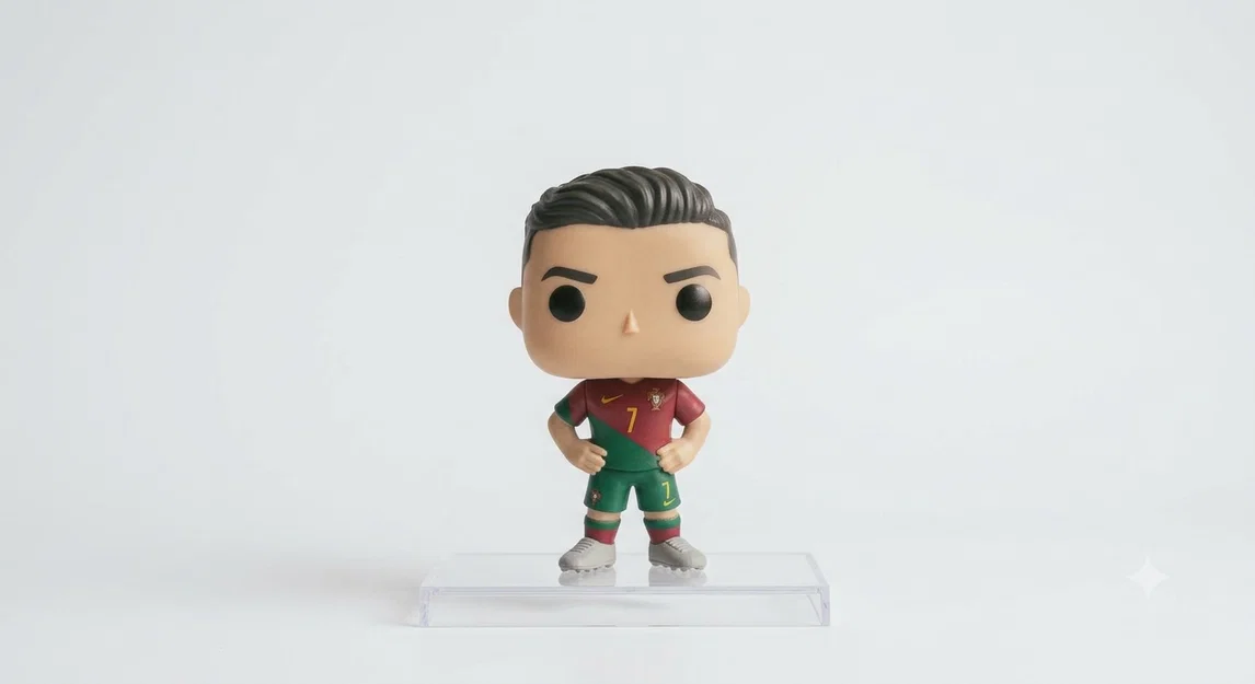 Mô hình 3D Cristiano Ronaldo đội tuyển Bồ Đào Nha cực chất - Image 1