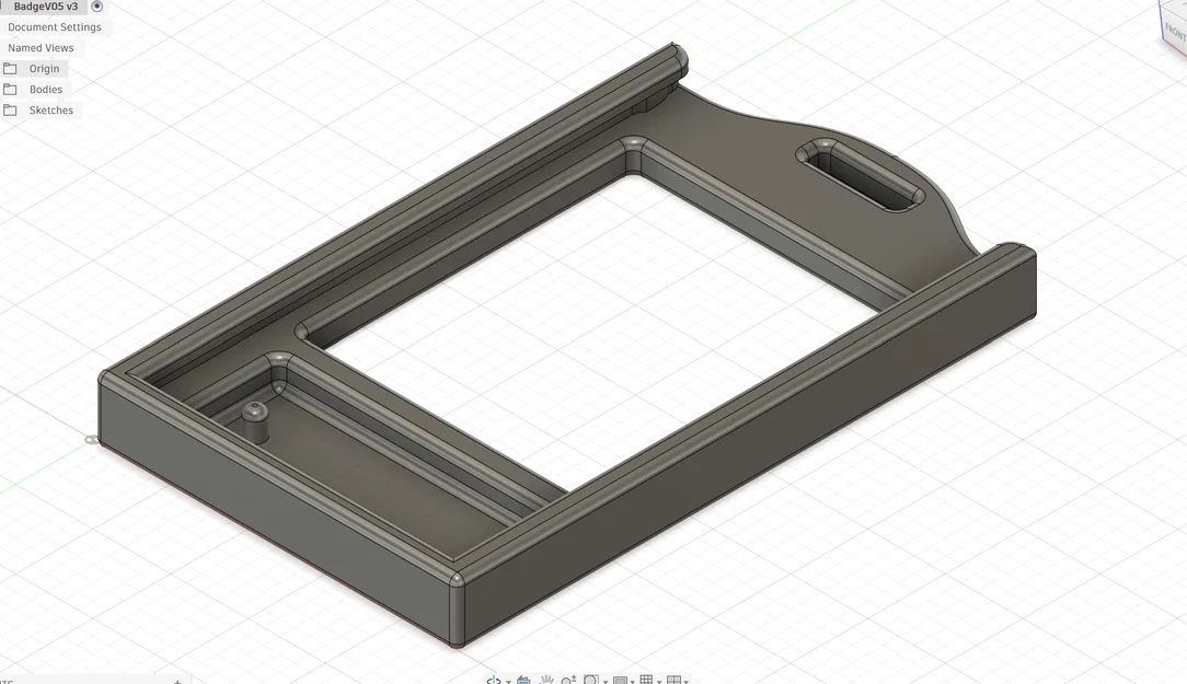 Mẫu khay đựng thẻ nhân viên 3 ngăn tích hợp YubiKey - In 3D tiện lợi - Image 1