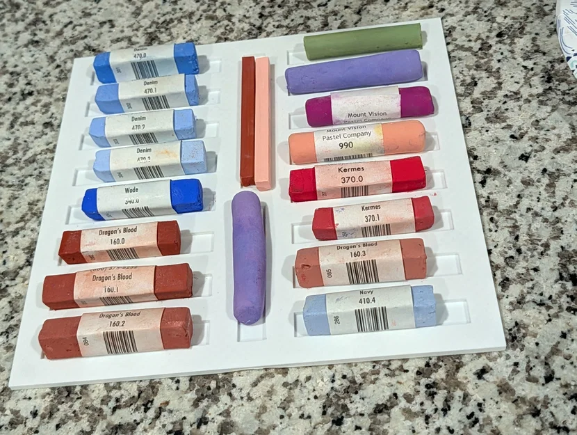 Khay Đựng Phấn Tiên (Soft Chalk Pastel Holder) 18 Ngăn - Image 1