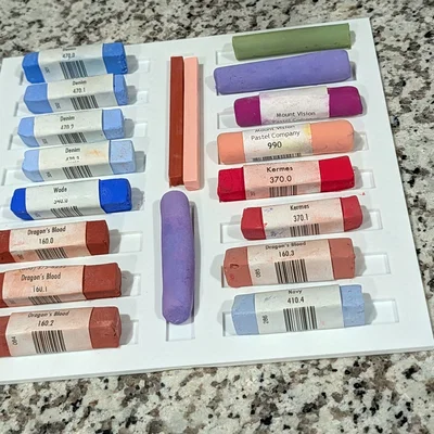Khay Đựng Phấn Tiên (Soft Chalk Pastel Holder) 18 Ngăn