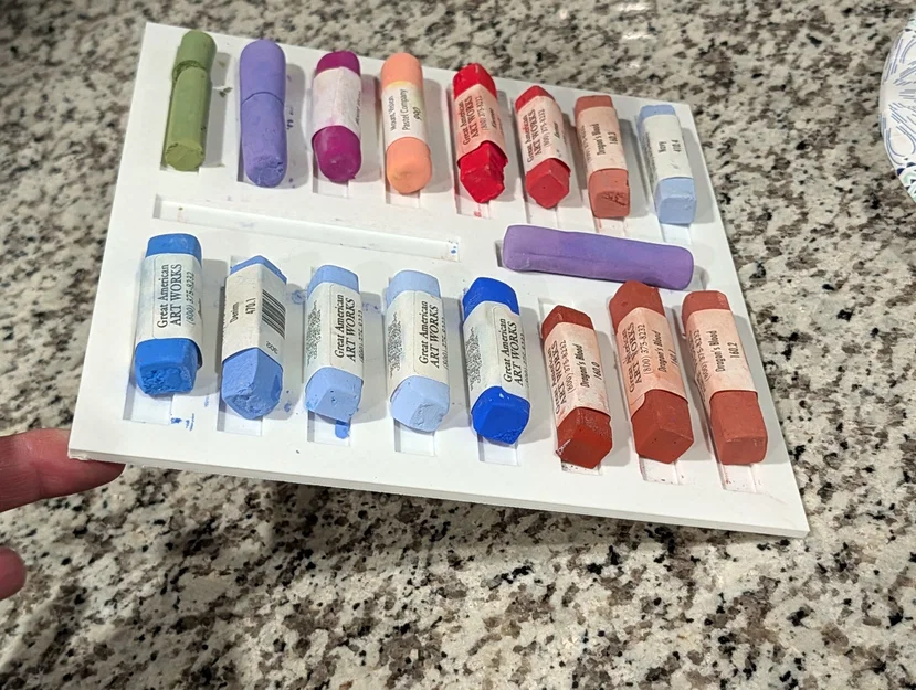 Khay Đựng Phấn Tiên (Soft Chalk Pastel Holder) 18 Ngăn - Image 3