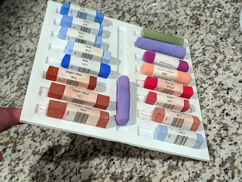 Khay Đựng Phấn Tiên (Soft Chalk Pastel Holder) 18 Ngăn - Image 4