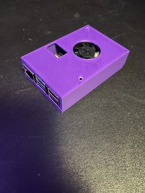Vỏ Case Raspberry Pi 5 Thiết Kế Tối Giản Tích Hợp Quạt Tản Nhiệt - Image 1