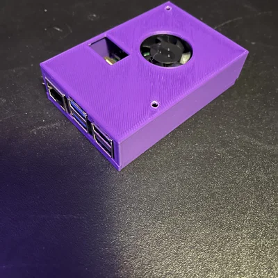 Vỏ Case Raspberry Pi 5 Thiết Kế Tối Giản Tích Hợp Quạt Tản Nhiệt