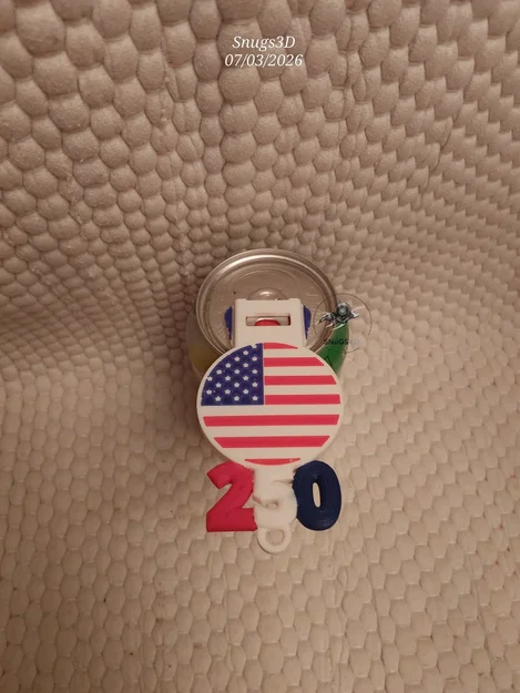 Dụng cụ khui lon America 250 đa năng - Phụ kiện móc khóa 3D - Image 1