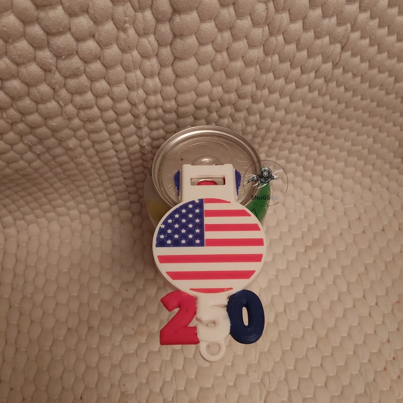 Dụng cụ khui lon America 250 đa năng - Phụ kiện móc khóa 3D
