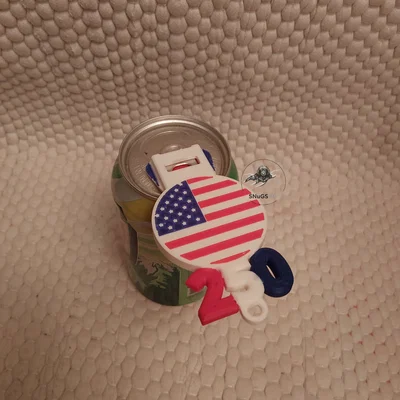 Dụng cụ khui lon America 250 đa năng - Phụ kiện móc khóa 3D