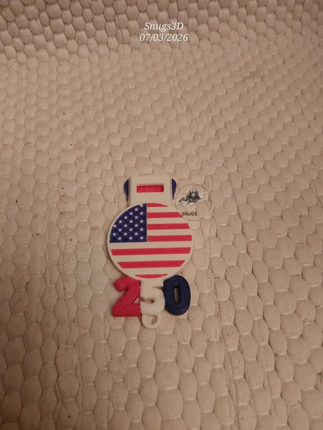 Dụng cụ khui lon America 250 đa năng - Phụ kiện móc khóa 3D - Image 4