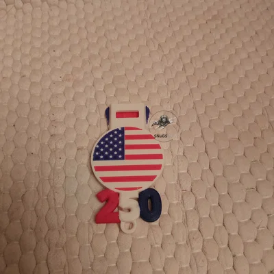 Dụng cụ khui lon America 250 đa năng - Phụ kiện móc khóa 3D