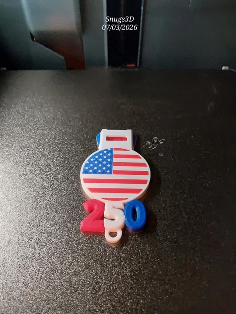 Dụng cụ khui lon America 250 đa năng - Phụ kiện móc khóa 3D - Image 6