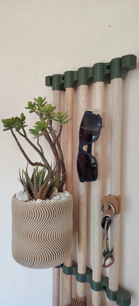 Giá Treo Tường Modular Và Móc Treo Chìa Khóa (1 Móc) - Image 3