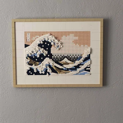 Móc treo tường in 3D dành cho bộ tranh LEGO Hokusai 31208
