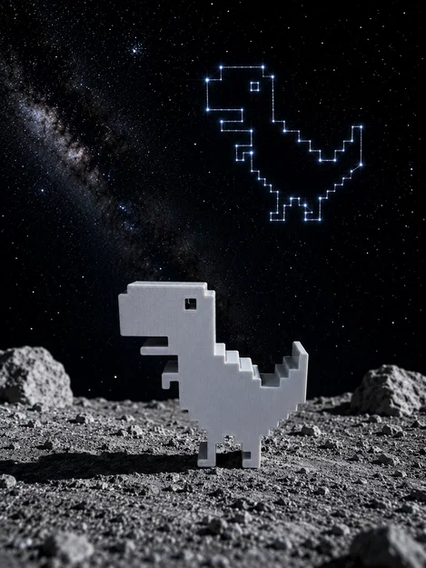Mô hình chú khủng long No Internet Dino T-Rex - Cao 73mm - Image 1