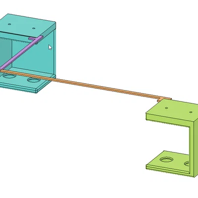 Giá treo máy tính đa năng gắn dưới gầm bàn