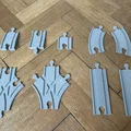 Bộ đường ray xe lửa loại thấp - Tương thích Brio/IKEA - Thumbnail 3