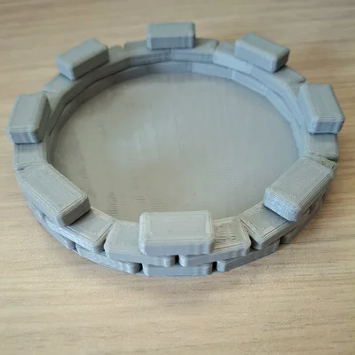Castle Cup Coaster: Đế lót ly 3D phong cách lâu đài trung cổ