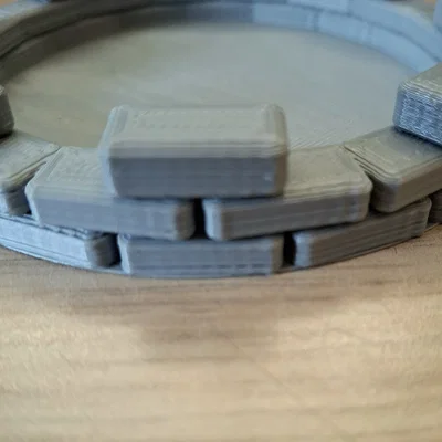 Castle Cup Coaster: Đế lót ly 3D phong cách lâu đài trung cổ
