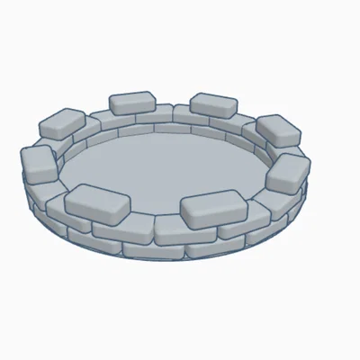 Castle Cup Coaster: Đế lót ly 3D phong cách lâu đài trung cổ