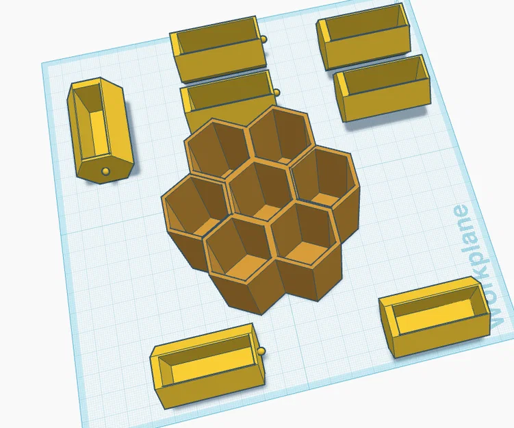 Khay Đựng Đồ Đa Năng Dạng Tổ Ong (Honeycomb Storage) Thiết Kế Độc Đáo - Image 1