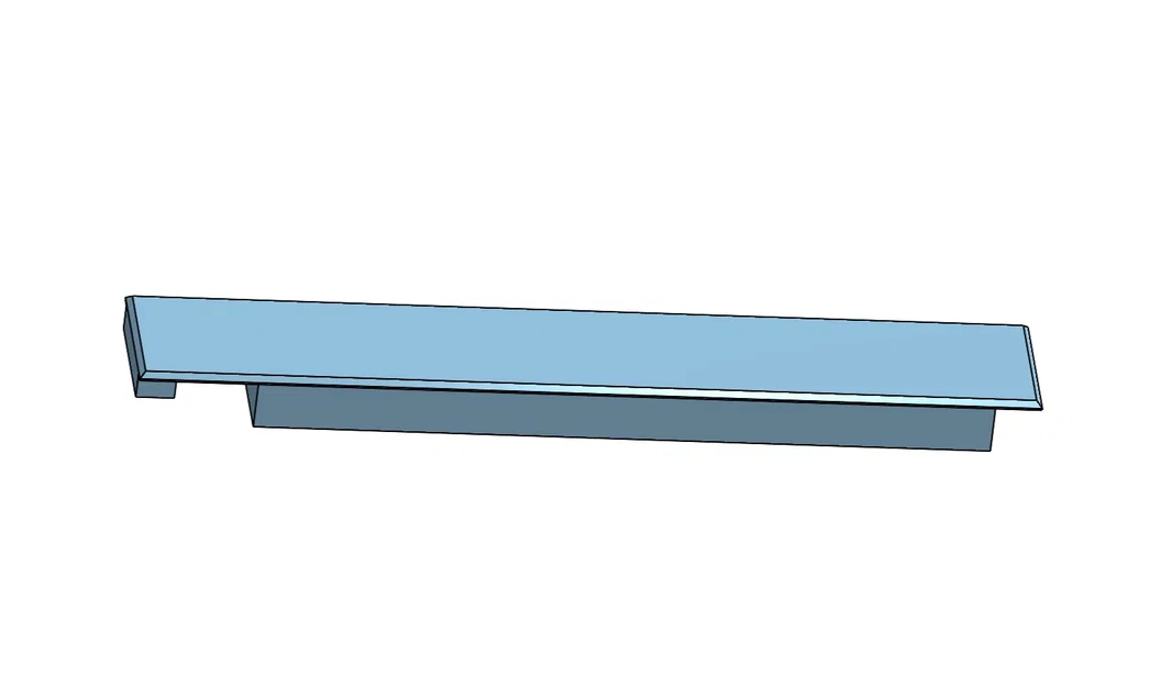 Nắp đậy thẩm mỹ che cạnh kệ gỗ (Zaślepka dla półki) in 3D - Image 1