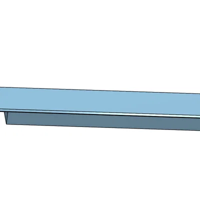 Nắp đậy thẩm mỹ che cạnh kệ gỗ (Zaślepka dla półki) in 3D