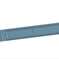 Nắp đậy thẩm mỹ che cạnh kệ gỗ (Zaślepka dla półki) in 3D - Thumbnail 5