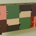 Bộ ngăn kéo lắp ghép mô-đun kiểu puzzle - Thumbnail 2