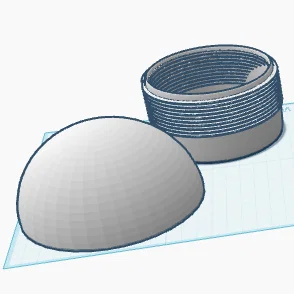 Mô hình hộp đựng đồ nhỏ gọn (Screw on Container) tiện dụng