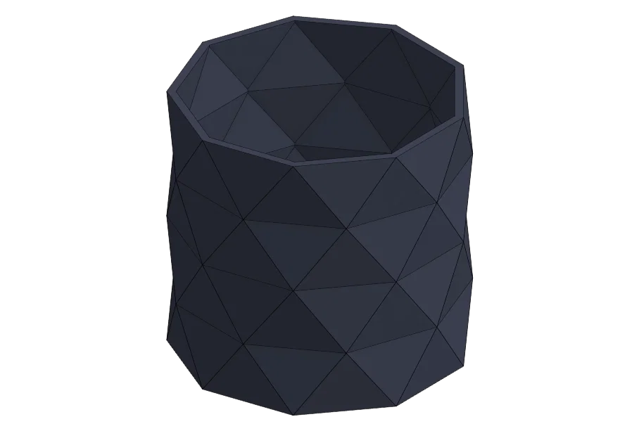 Chậu cây Maceta #7 phong cách lowpoly - Image 1
