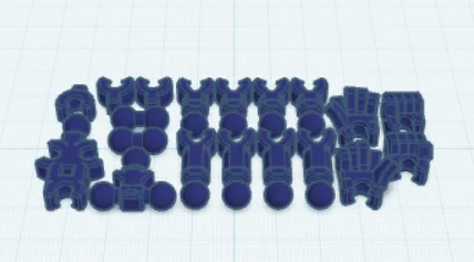 Bộ mô hình lắp ráp Mini 13 linh hoạt - Tự thiết kế 3D đơn giản - Image 1