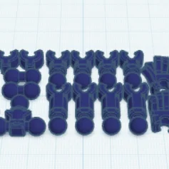 Bộ mô hình lắp ráp Mini 13 linh hoạt - Tự thiết kế 3D đơn giản