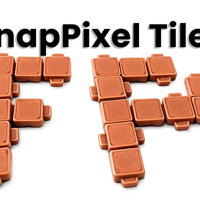 Snap-Pixel Tiles: Gạch lắp ghép nghệ thuật Pixel