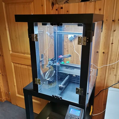 Hộp bảo vệ (Enclosure) cho Ender 3 dùng bàn IKEA LACK