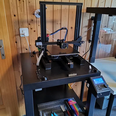 Hộp bảo vệ (Enclosure) cho Ender 3 dùng bàn IKEA LACK