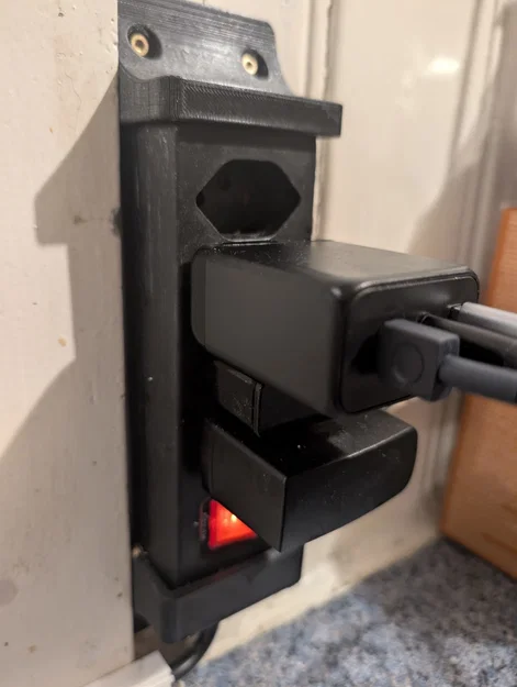 Giá Treo Ổ Cắm Điện Gắn Tường In 3D Gọn Gàng Tiện Lợi - Image 4