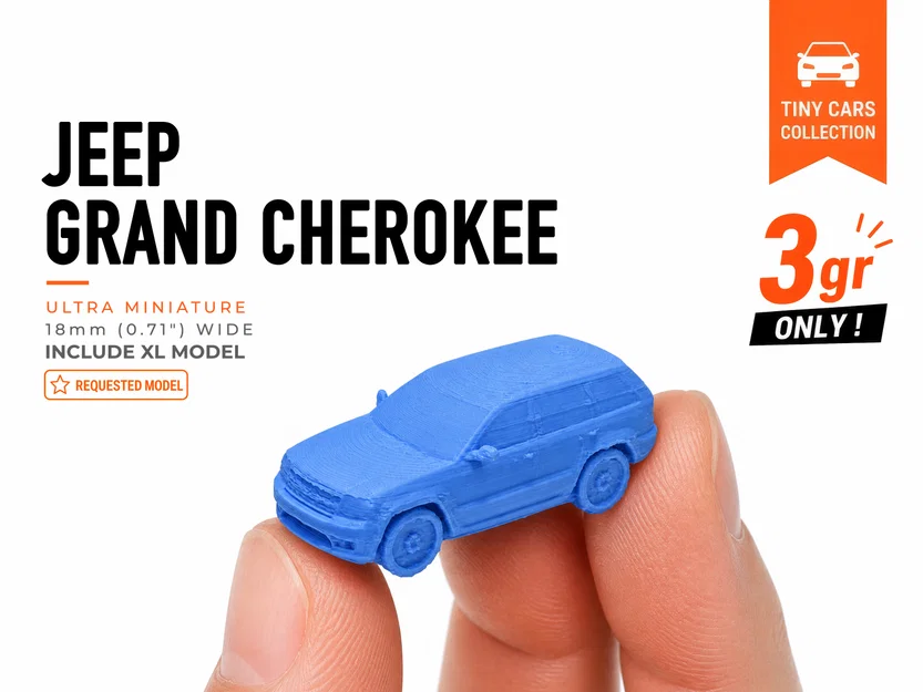Mô hình JEEP Grand Cherokee tí hon - Bộ sưu tập xe mini - Image 1