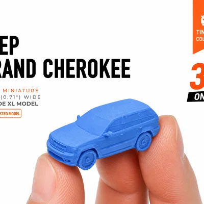 Mô hình JEEP Grand Cherokee tí hon - Bộ sưu tập xe mini