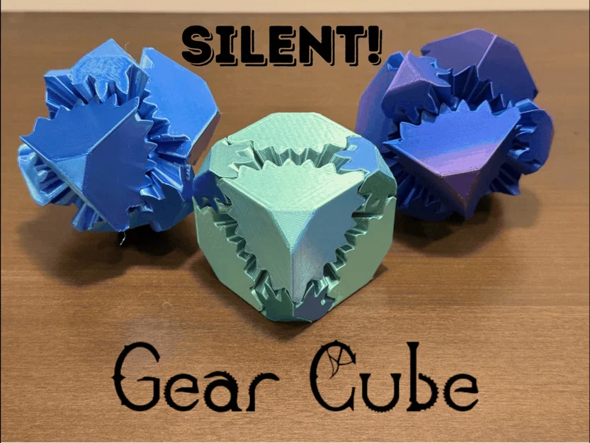 Gear Cube: Món đồ chơi fidget tĩnh lặng cực vui - Image 1