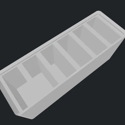 Giá đỡ băng đạn 1911 dọc chuẩn Gridfinity in 3D cực gọn