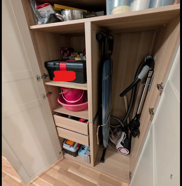 Miếng đệm 4mm cho vách ngăn tủ IKEA PAX - Phụ kiện 3D hữu ích - Image 2