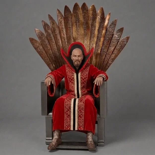 Mô hình Ming the Merciless ngồi ngai vàng từ Flash Gordon 1936 - Image 1