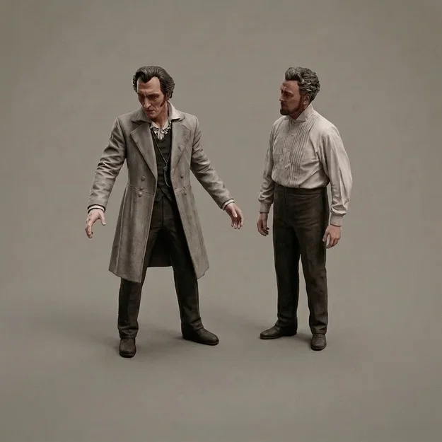 Mô hình 3D Hammer Films: The Curse of Frankenstein (1957) để bàn - Image 2