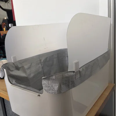 Kẹp thay thế tấm chắn khay vệ sinh mèo ModKat (Splash Guard)