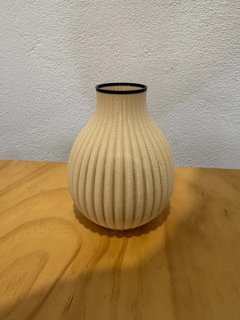 Mẫu bình hoa trang trí 3D Ribbed & Spiral Ribbed độc đáo - Image 3