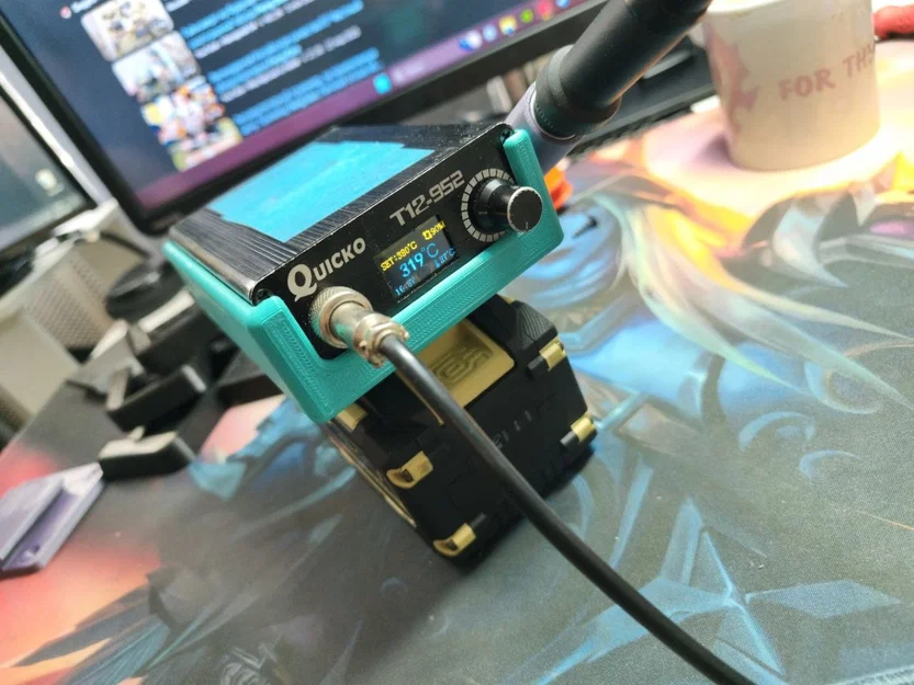 Bộ khung 3D cho trạm hàn di động Quicko T12 dùng pin 21V FengBao - Image 1