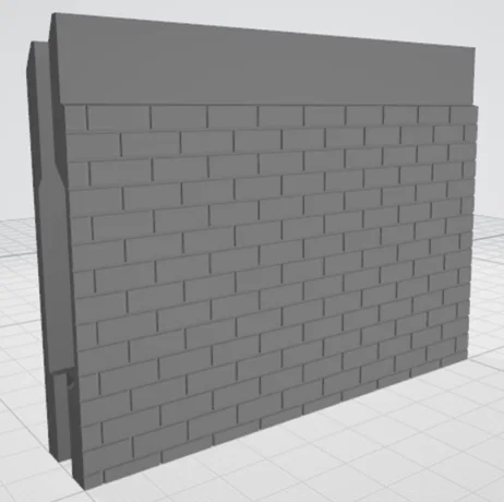 Mô hình Wall-bricks trang trí tường gara độc đáo (3D print) - Image 1