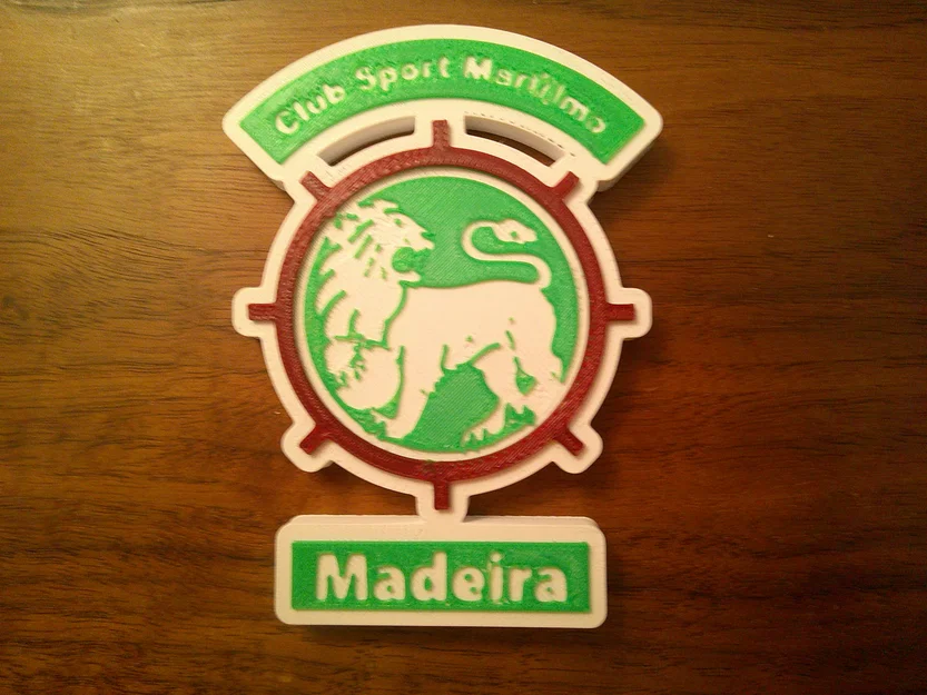 Mô hình logo C.S. Marítimo in 3D sắc nét - Quà tặng cho fan bóng đá - Image 1