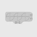 Thước định vị khoan lỗ hộp âm tường 68mm tích hợp ống thủy - Thumbnail 2