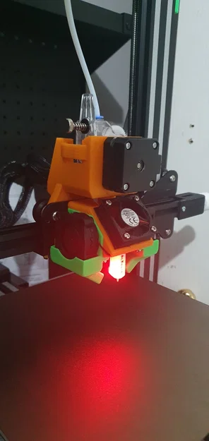 Shroud tản nhiệt 4015 gắn trước cho Ender 3 V2 dùng Direct Drive BMG - Image 1
