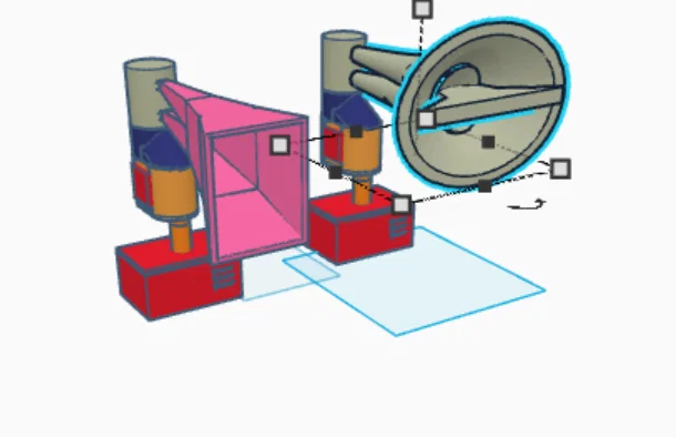 Bộ chi tiết mô hình còi hú (siren) MK1 tùy chỉnh cho người chơi 3D - Image 2